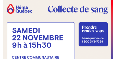 Collecte de sang du Service de police