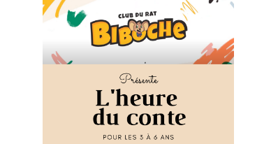 Heure du conte en ligne - Club du rat Biboche