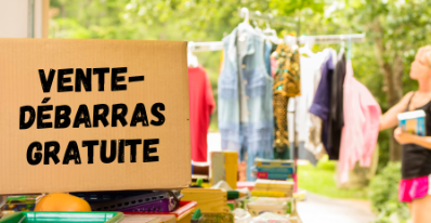 Vente-débarras gratuite